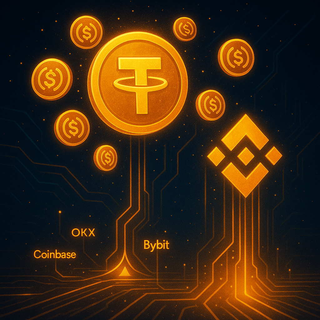 Binance лидирует по объёму стейблкоинов на резервах